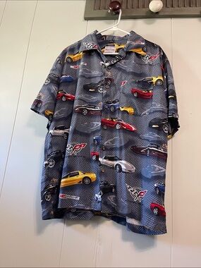 David Carey Chevrolet Corvette Car Shirt large